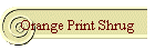 Orange Print Shrug